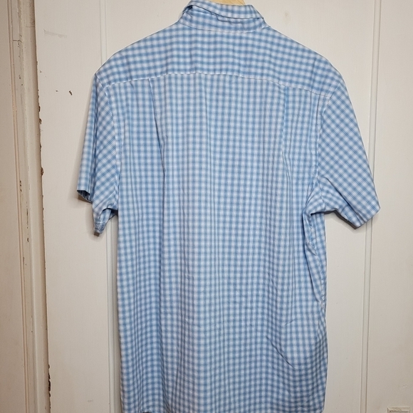 Izod Small Box  Plaid Short Sleeve Shirt XL - Picture 5 of 6